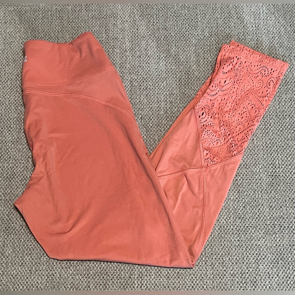 Pink by Victoria’s Secret Leggings with Lace Detail M